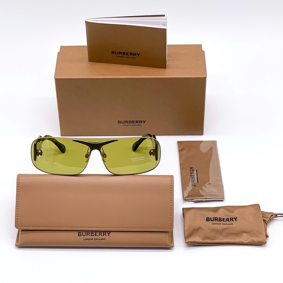 NEW BURBERRY BE3123 3917 GREEN SUNGLASSES BE 3123 - Picture 2 of 14